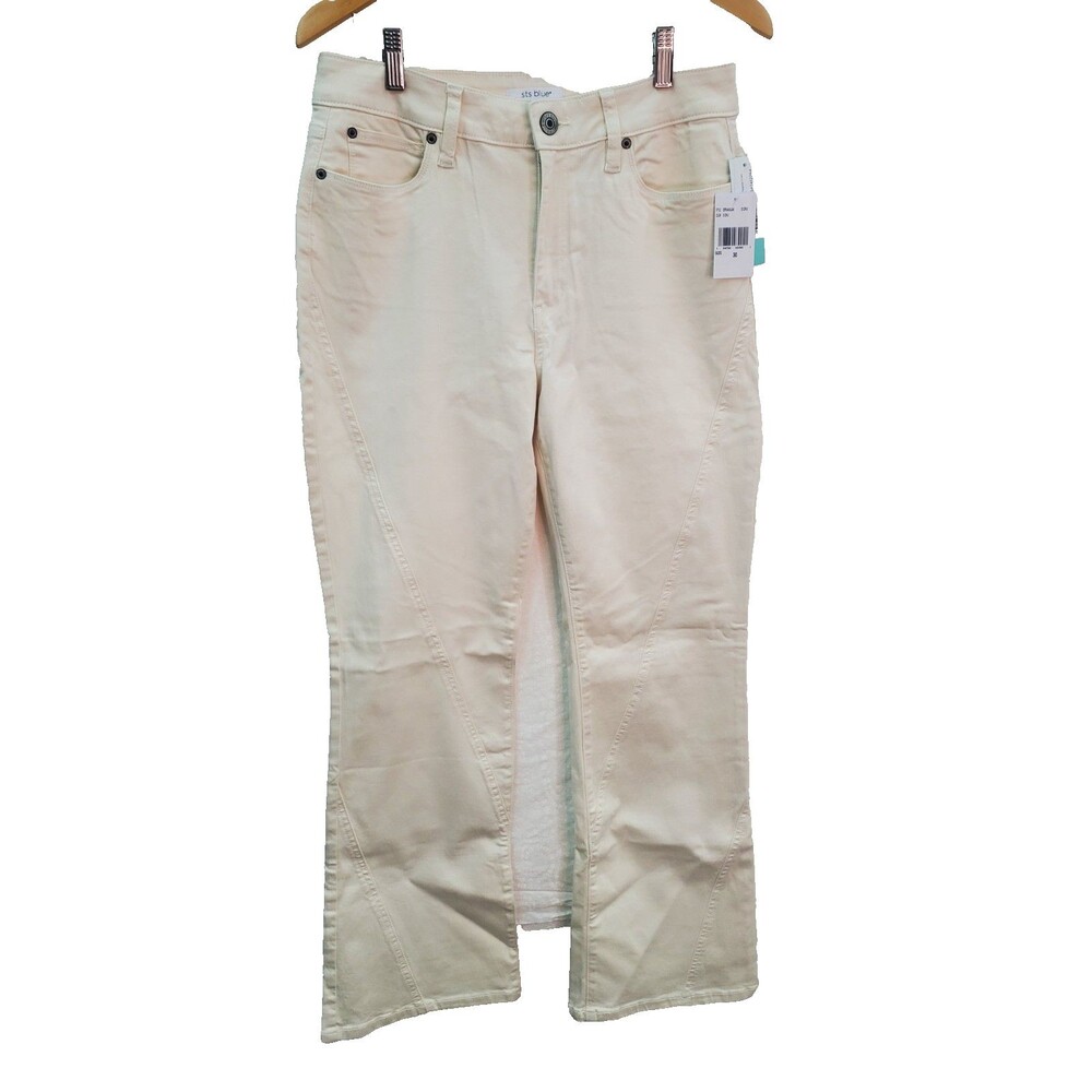 STS High Rise Jeans Size 30 Cream Mandy Nwts